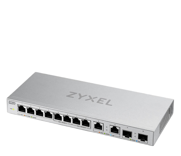 ZYXEL 12-Port Gigabit Unmanaged Switch with 8-Port 1G + 2-Port 2.5G + 2-Port SFP+ XGS1010-12-ZZ0102F - 1509898 - zdjęcie